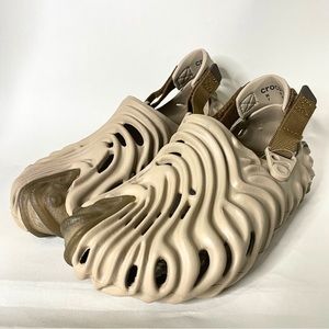 Crocs Salehe Bembury Inspired Tan Beige Green Black Mens Women’s US Size Slipper